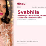 Svabhila Name Meaning and Details