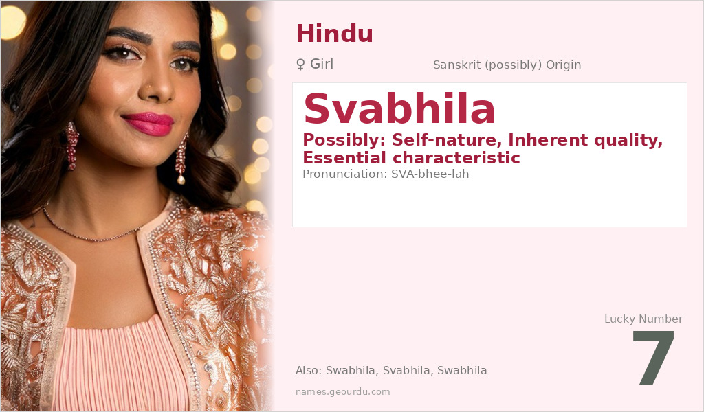 Svabhila Name Meaning and Details