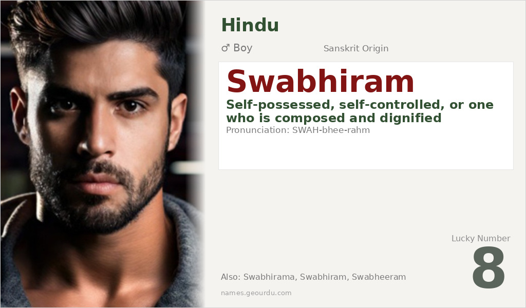 Swabhiram Name Meaning and Details