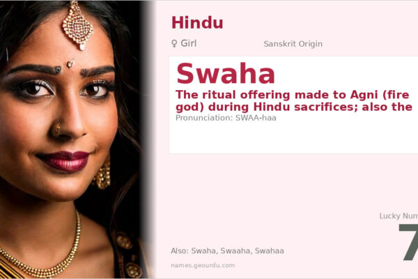 Swaha Name Meaning — Sanskrit Origin, Hindu Ritual & Mythology (2025)