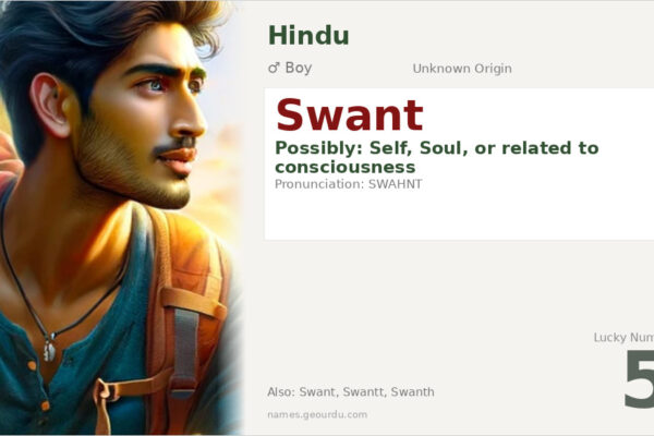 Swant Name Meaning — Origin, Gender & Details (2025)