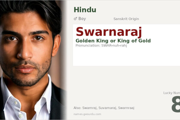 Swarnaraj Meaning — Golden King Origin, Hindu Boy Name & Details (2025)
