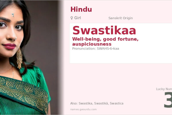 Swastikaa Meaning — Sanskrit Origin, Girl Name & Details (2025)