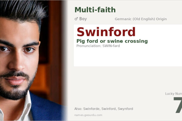 Swinford Name Meaning — Old English Origin, Boy Name & History