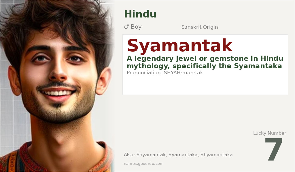 Syamantak Name Meaning and Details