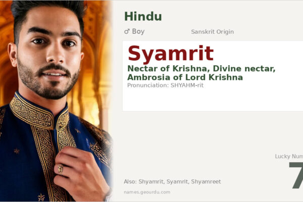 Syamrit Meaning — Sanskrit Origin, Boy Name & Hindu Significance (2025)