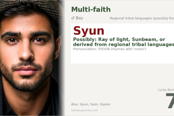 Syun Name Meaning — Origin, Gender & Details (2025)