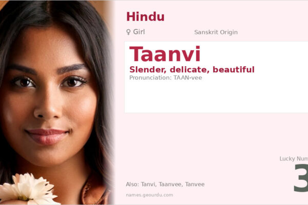 Taanvi Name Meaning — Sanskrit Origin, Girl Name & Details (2025)