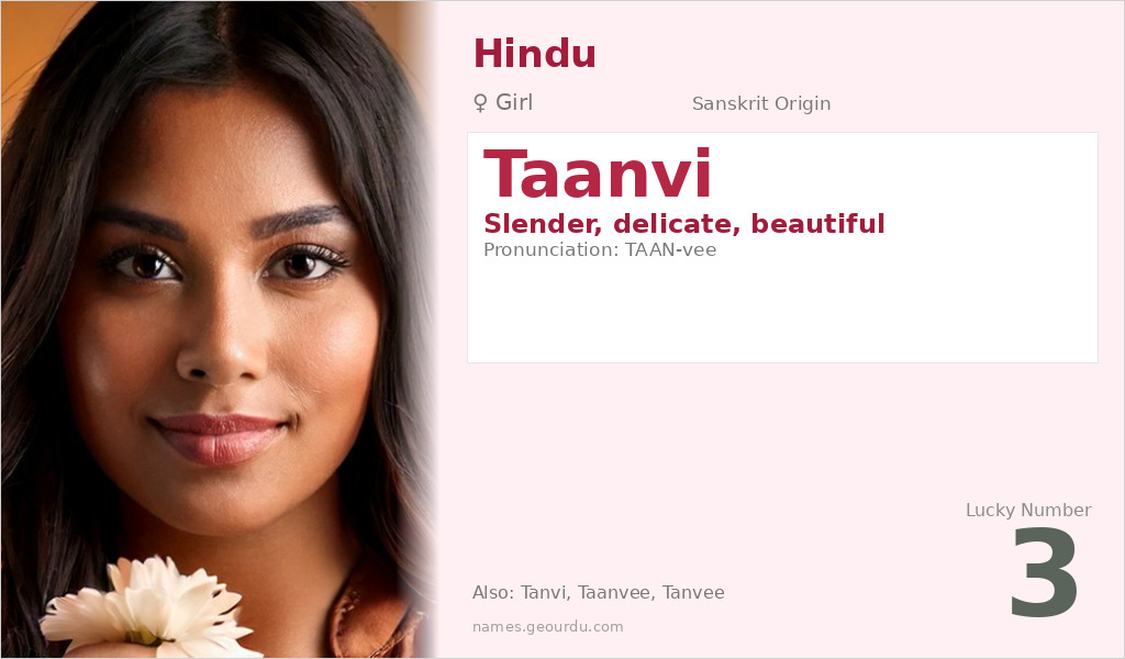 Taanvi Name Meaning and Details