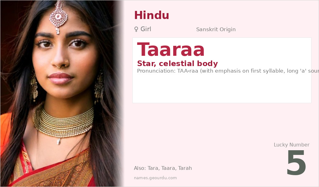Taaraa Name Meaning and Details