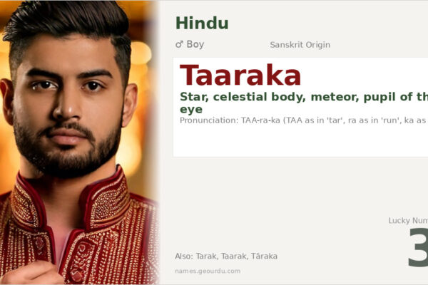 Taaraka Name Meaning — Sanskrit Origin, Boy Name & Details (2025)