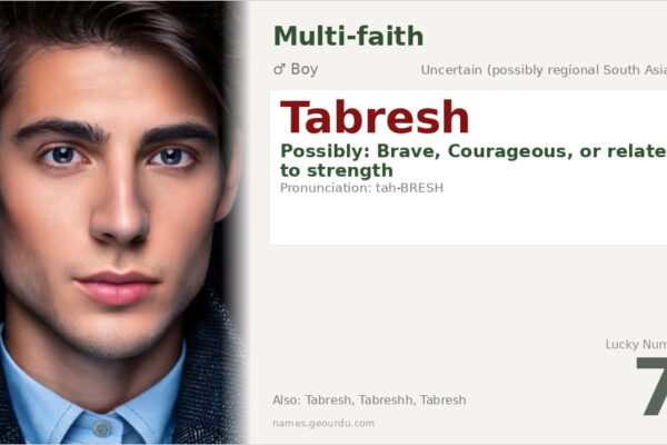 Tabresh Name Meaning — Origin, Gender & Details (2025)
