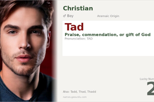 Tad Name Meaning — Origin, Gender & Details (2025)