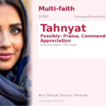 Tahnyat Name Meaning and Details