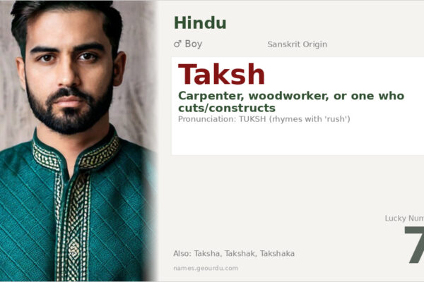 Taksh Name Meaning — Sanskrit Origin, Boy & Details (2025)