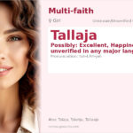 Tallaja Name Meaning and Details