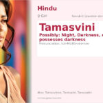 Tamasvini Name Meaning and Details