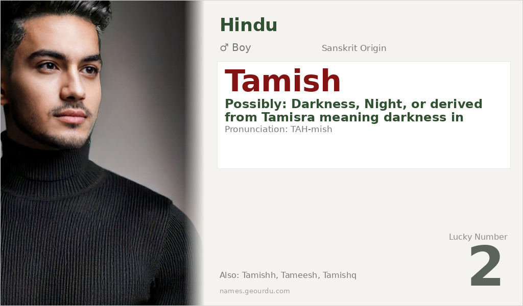 Tamish Name Meaning and Details