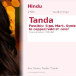 Tanda Name Meaning and Details