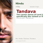 Tandava Name Meaning and Details
