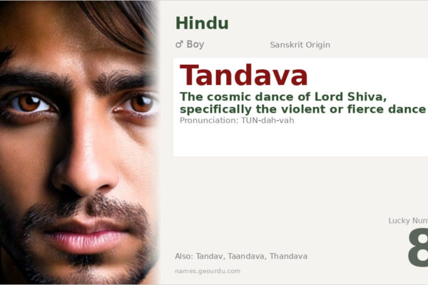 Tandava Name Meaning — Cosmic Dance of Shiva, Origin & Details (2025)