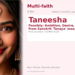 Taneesha Name Meaning and Details