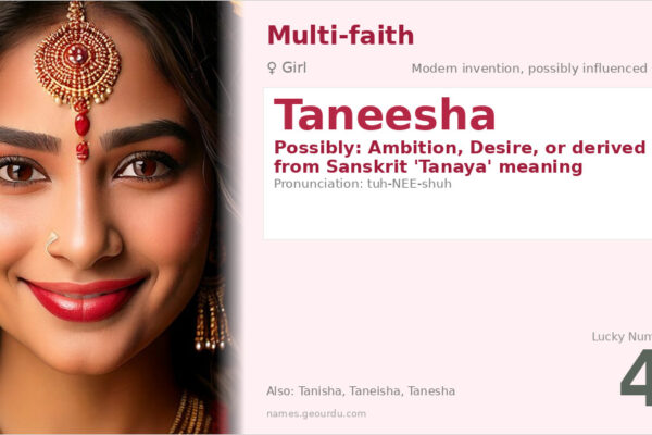 Taneesha Name Meaning — Origin, Gender & Details (2025)