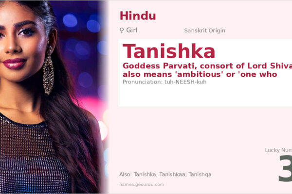 Tanishka Name Meaning — Sanskrit Origin, Goddess Parvati & Details (2025)
