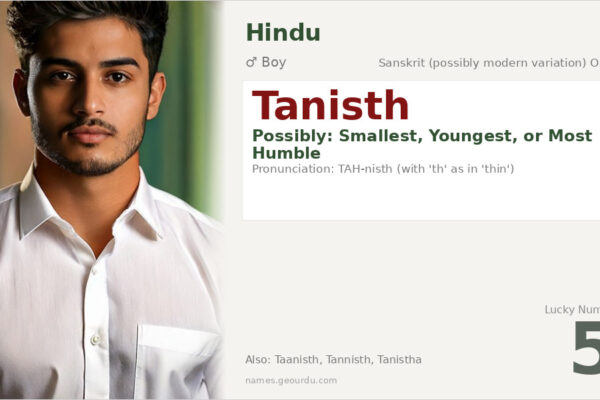 Tanisth Name Meaning — Origin, Gender & Details (2025)