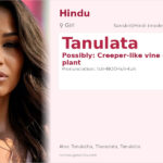 Tanulata Name Meaning and Details