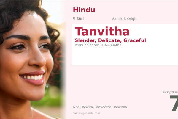 Tanvitha Name Meaning — Sanskrit Origin, Girl Name & Details (2025)