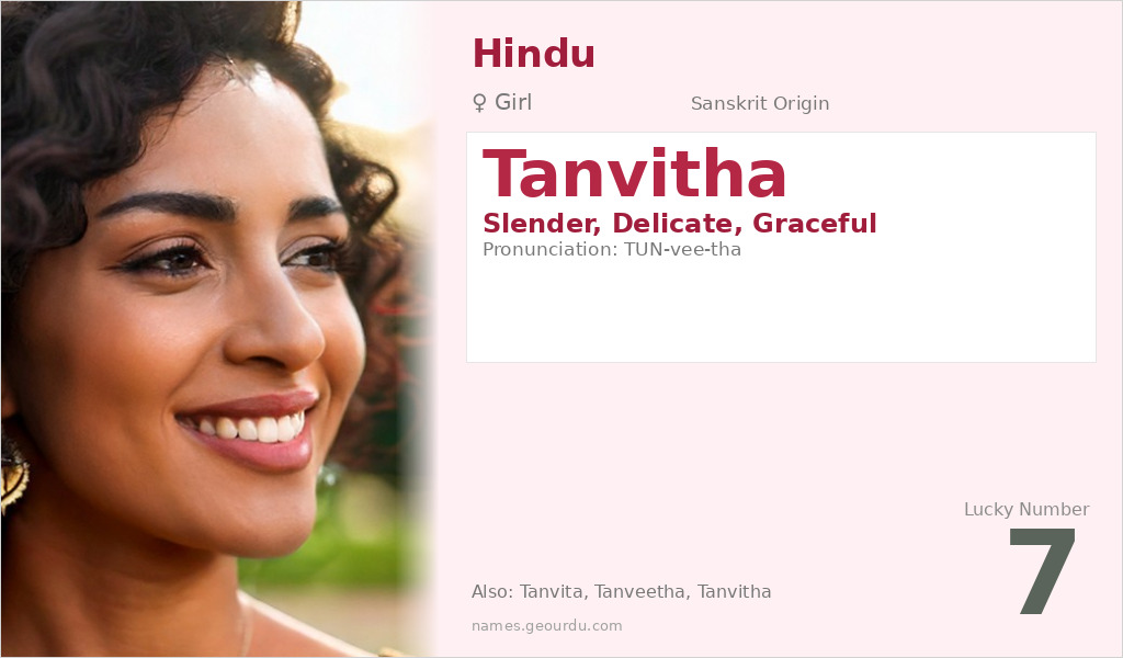 Tanvitha Name Meaning and Details