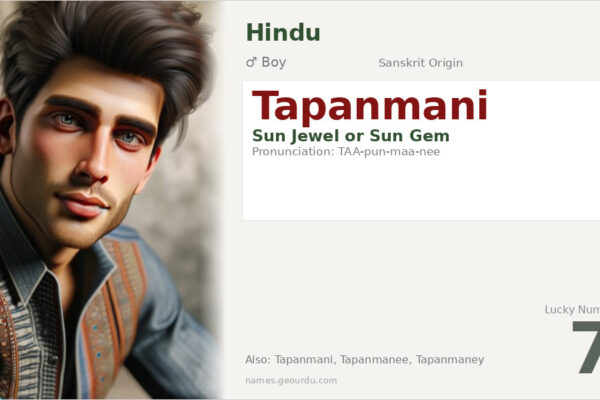 Tapanmani Meaning — Sanskrit Origin, Boy Name & Details (2025)