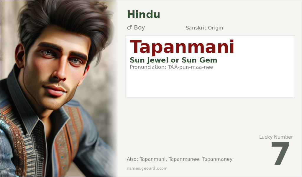 Tapanmani Name Meaning and Details