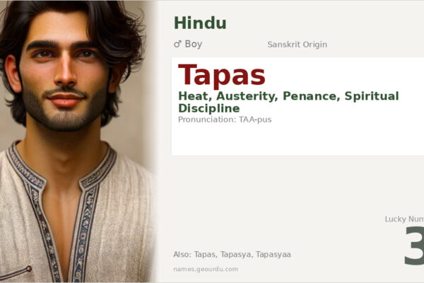 Tapas Name Meaning — Sanskrit Origin, Spiritual Significance & Details (2025)