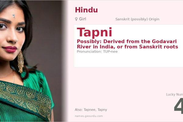 Tapni Name Meaning — Origin, Gender & Details (2025)