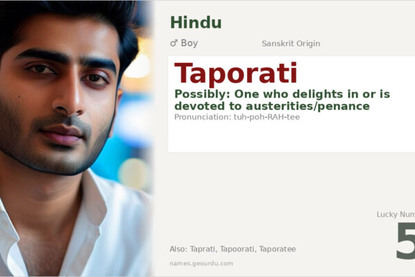 Taporati Name Meaning — Origin, Gender & Details (2025)