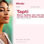 Tapti Name Meaning and Details
