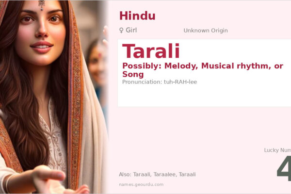 Tarali Name Meaning — Origin, Gender & Details (2025)