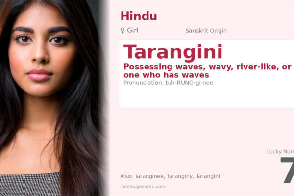 Tarangini Name Meaning — Sanskrit Origin, Girl Name & Details (2025)
