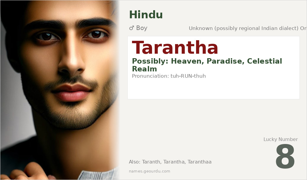 Tarantha Name Meaning and Details
