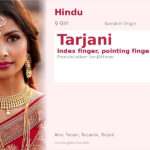 Tarjani Name Meaning and Details