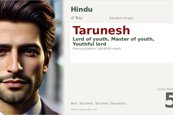Tarunesh Name Meaning — Sanskrit Origin, Boy Name & Details (2025)