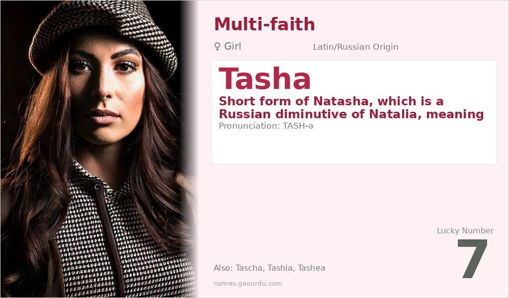Tasha Name Meaning and Details