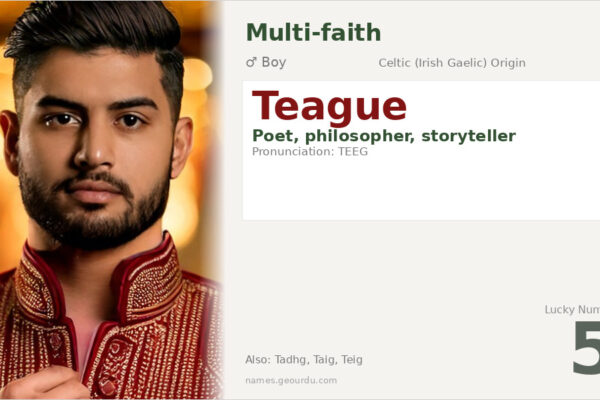 Teague Name Meaning — Celtic Origin, Boy’s Name & History (2025)