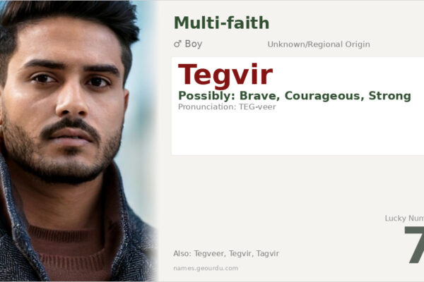 Tegvir Name Meaning — Origin, Gender & Details (2025)