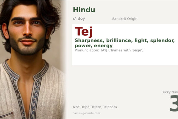 Tej Name Meaning — Sanskrit Origin, Boy Name & Complete Guide (2025)