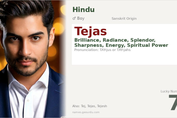 Tejas Name Meaning — Sanskrit Origin, Boy Name & Details (2025)