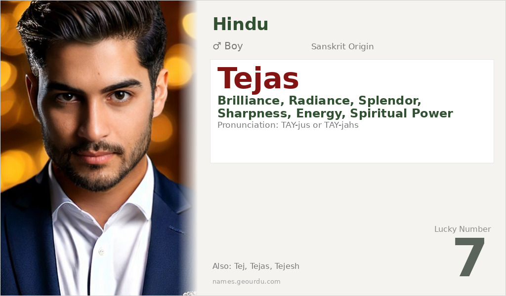 Tejas Name Meaning and Details