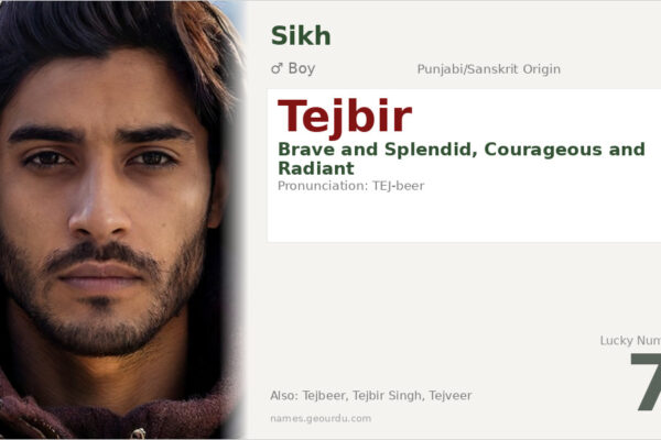 Tejbir Name Meaning — Brave & Radiant | Sikh Boy Name Origin (2025)